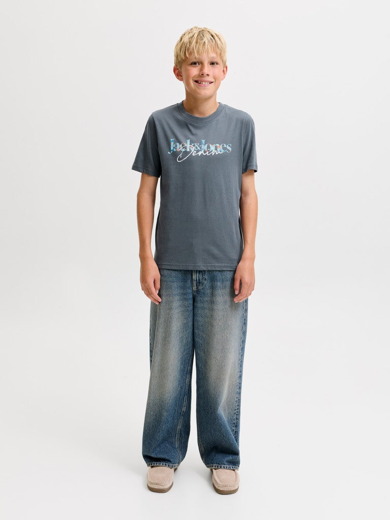 Jack & Jones Tom Tee SS Crew Neck T-Shirt | Turbulence