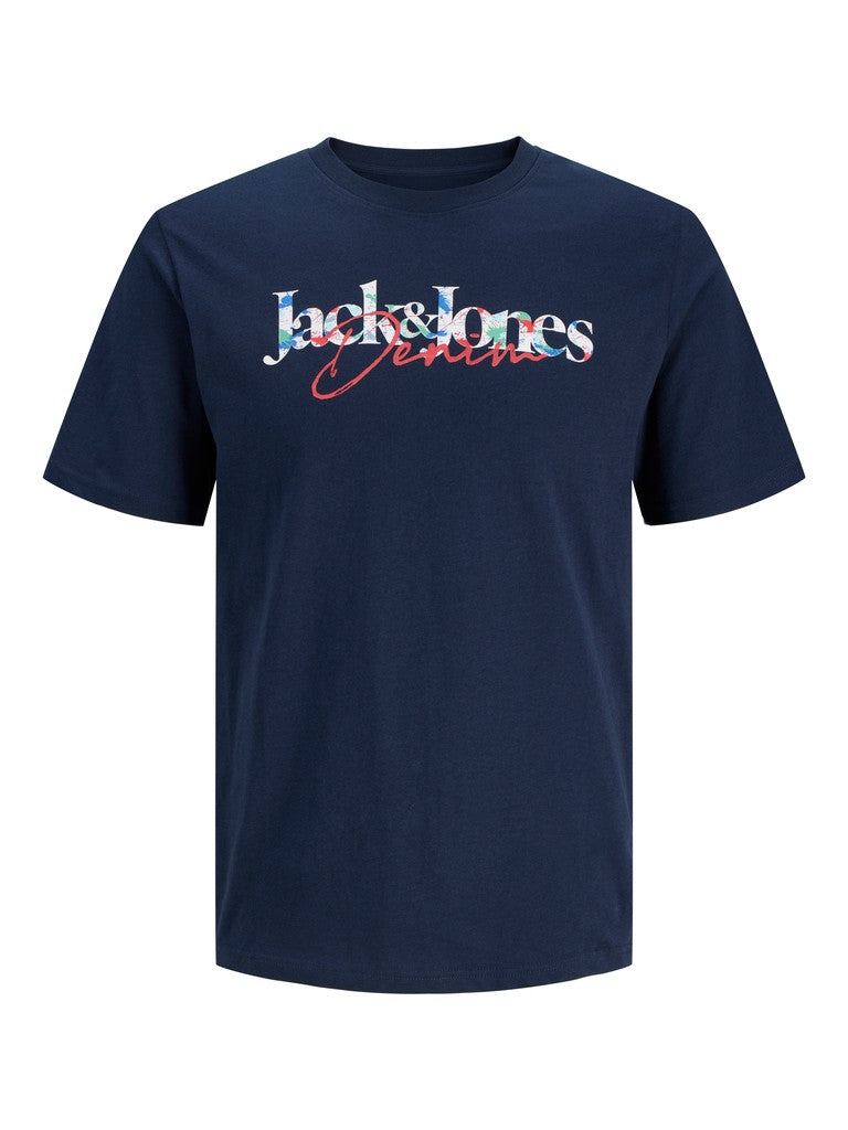 Jack & Jones Tom Tee SS Crew Neck T-Shirt | Navy
