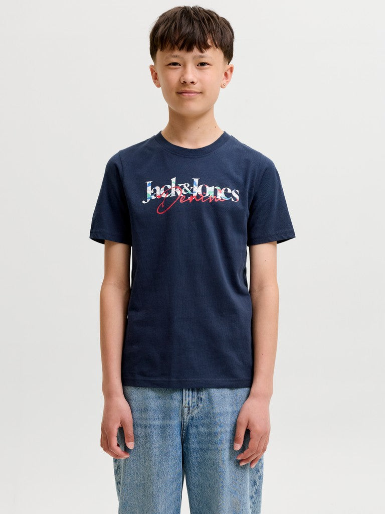 Jack & Jones Tom Tee SS Crew Neck T-Shirt | Navy