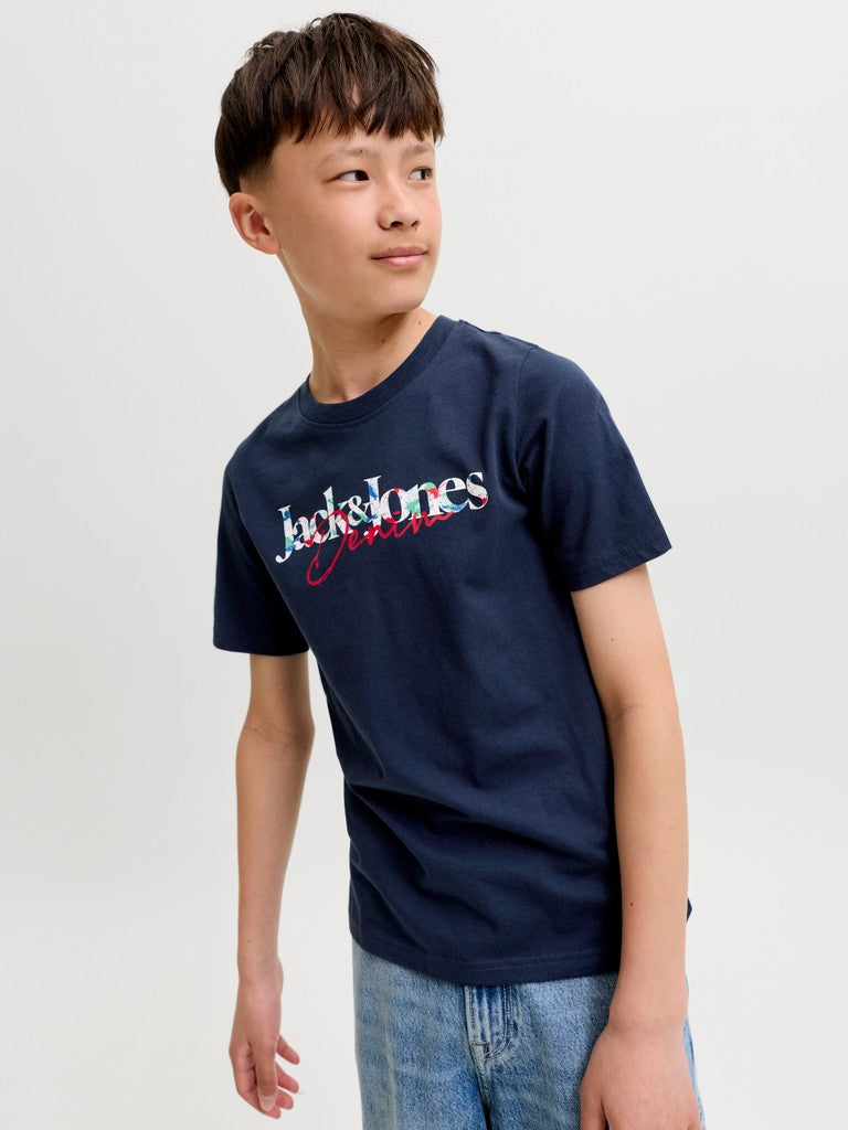 Jack & Jones Tom Tee SS Crew Neck T-Shirt | Navy
