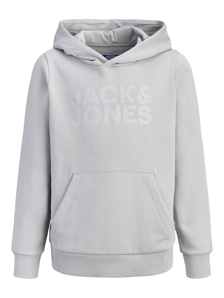Jack & Jones Corp Logo sweat Hoodie | Grey