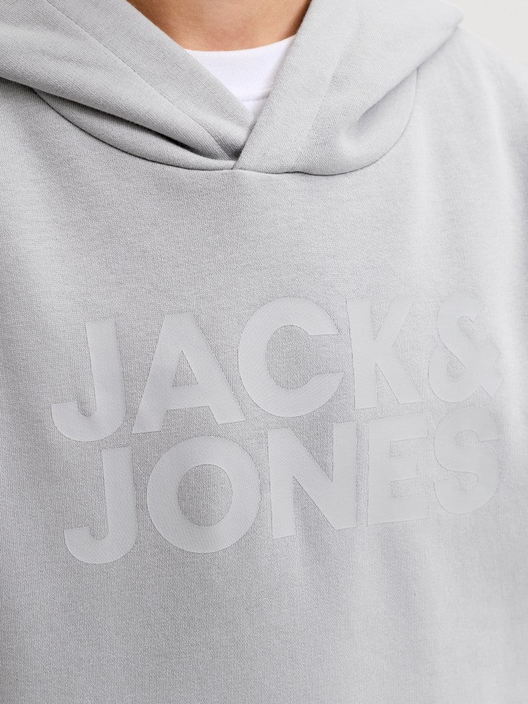 Jack & Jones Corp Logo sweat Hoodie | Grey