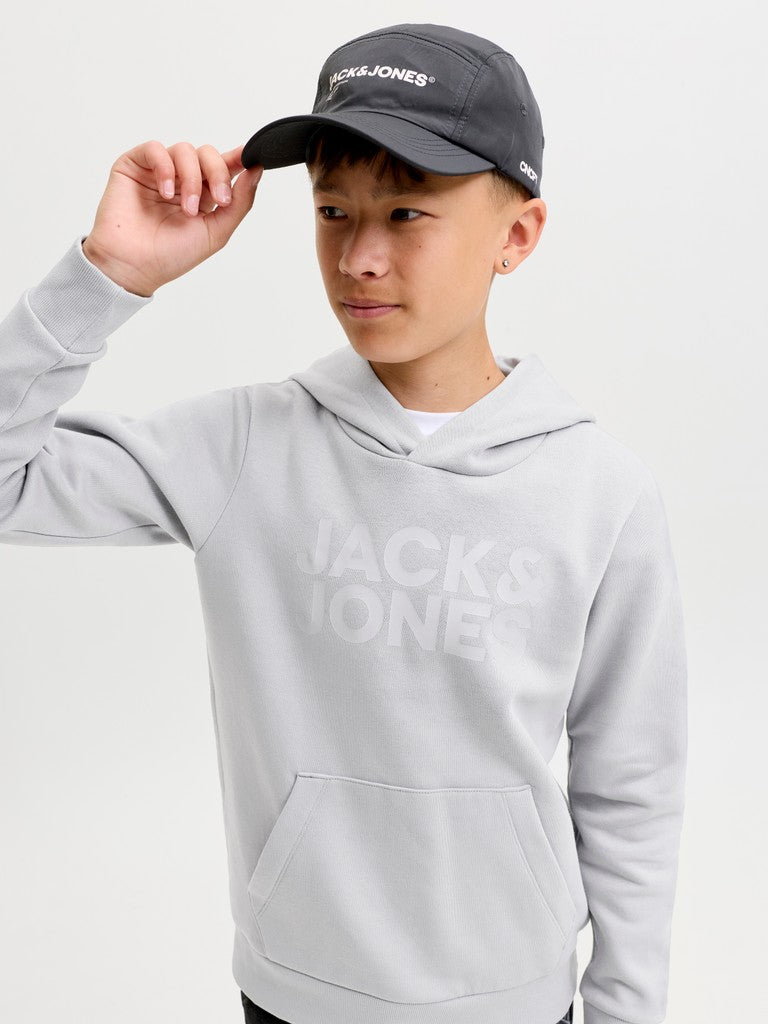 Jack & Jones Corp Logo sweat Hoodie | Grey