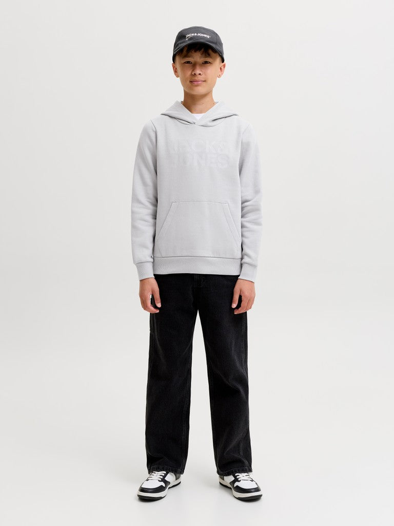Jack & Jones Corp Logo sweat Hoodie | Grey