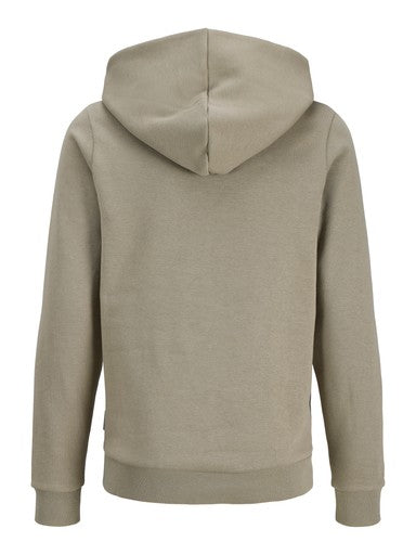 Jack & Jones Jnr Fusion Graphic Hoodie | Grey 12298237