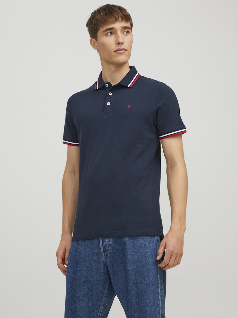 Jack & Jones Paulos SS Polo Shirt  | Navy