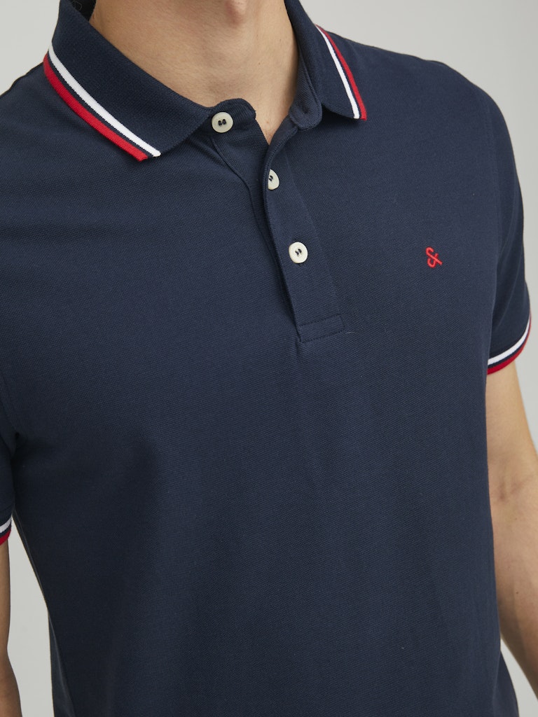 Jack & Jones Paulos SS Polo Shirt  | Navy