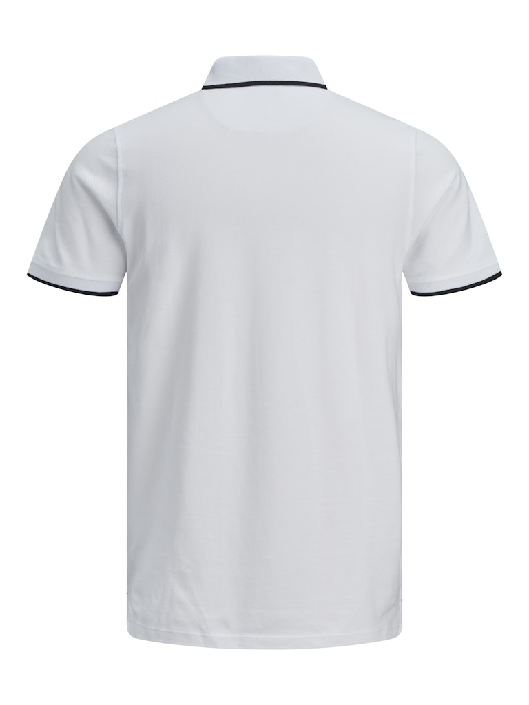 Jack & Jones Paulos SS Polo Shirt  | White