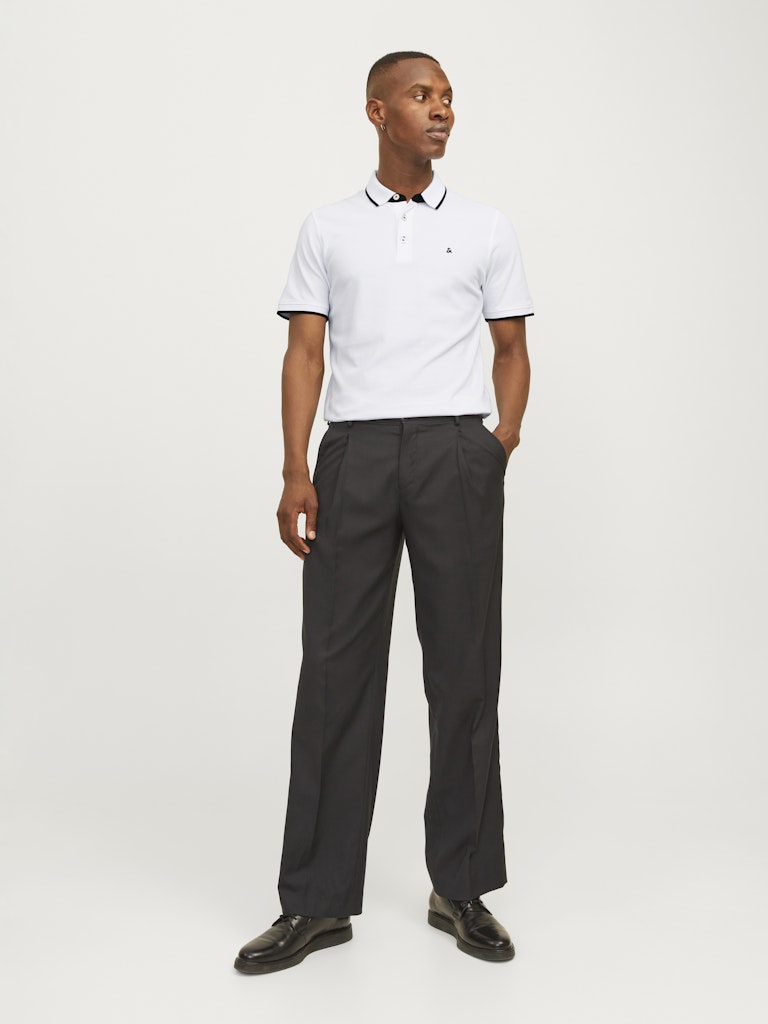 Jack & Jones Paulos SS Polo Shirt  | White