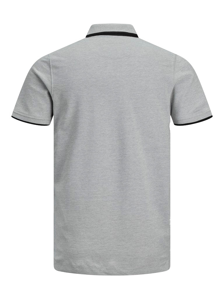 Jack & Jones Paulos SS Polo Shirt | Light Grey
