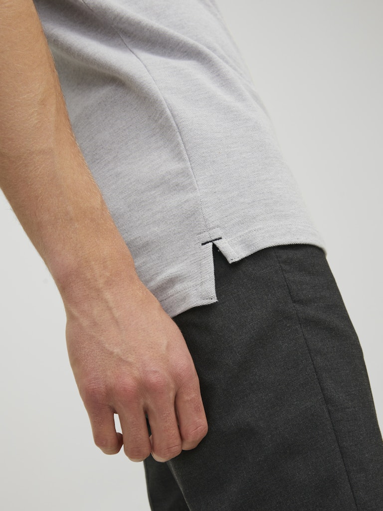 Jack & Jones Paulos SS Polo Shirt | Light Grey
