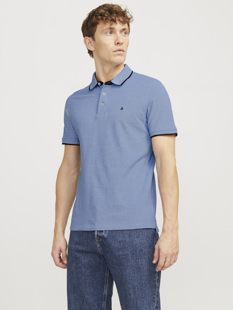 Jack & Jones Paulos SS Polo Shirt | Cobalt
