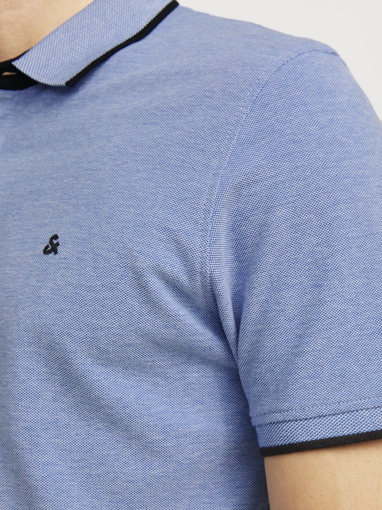 Jack & Jones Paulos SS Polo Shirt | Cobalt