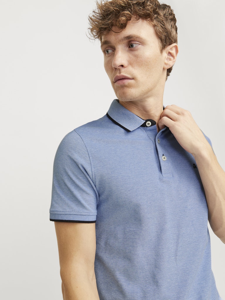 Jack & Jones Paulos SS Polo Shirt | Cobalt