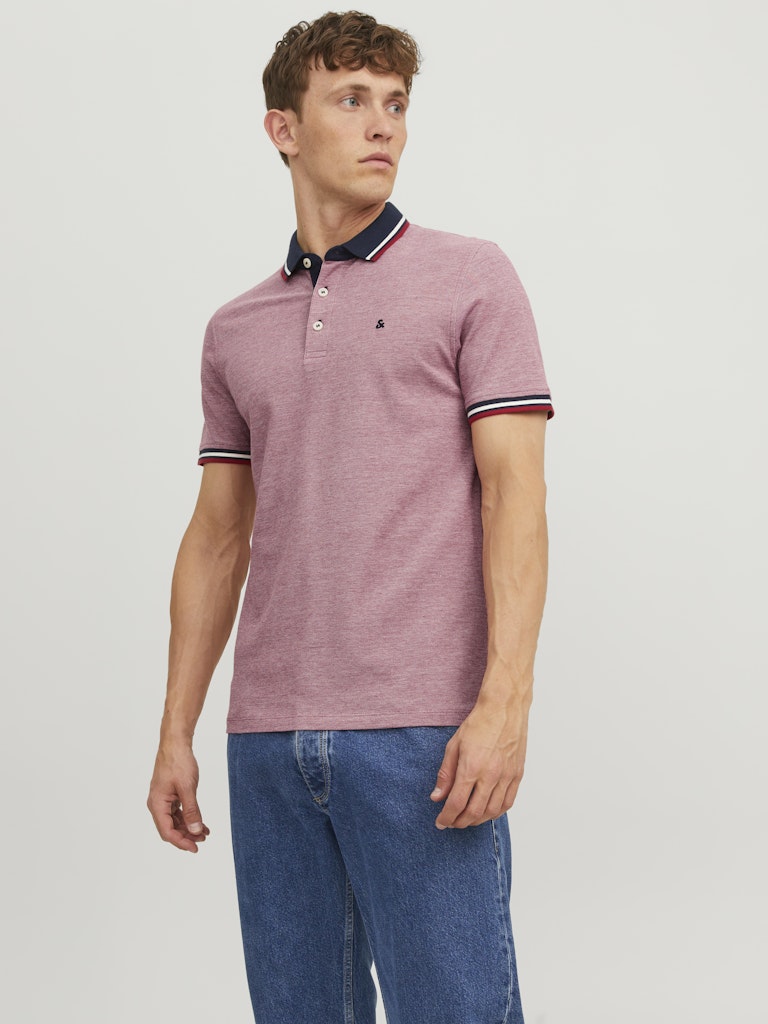 Jack & Jones Paulos SS Polo Shirt  | Red