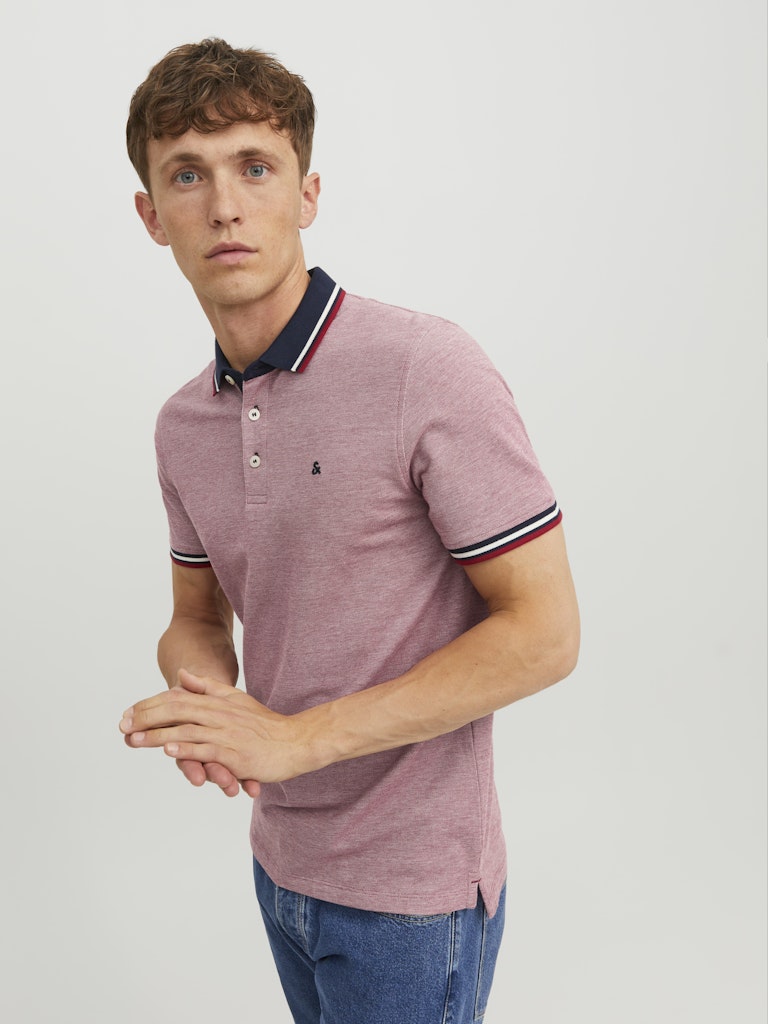 Jack & Jones Paulos SS Polo Shirt  | Red