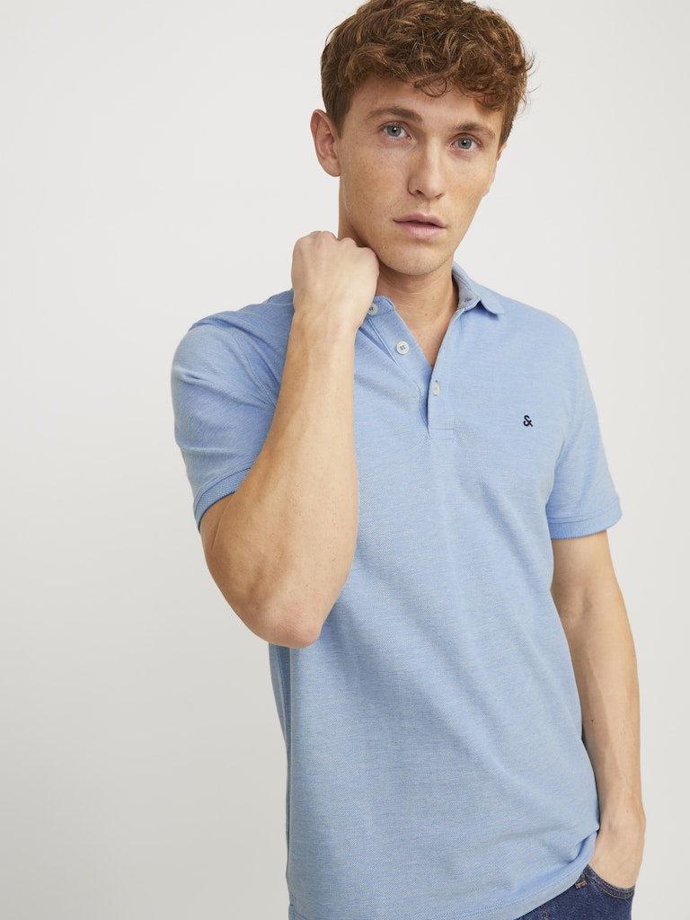 Jack & Jones Paulos SS Polo Shirt | Pacific