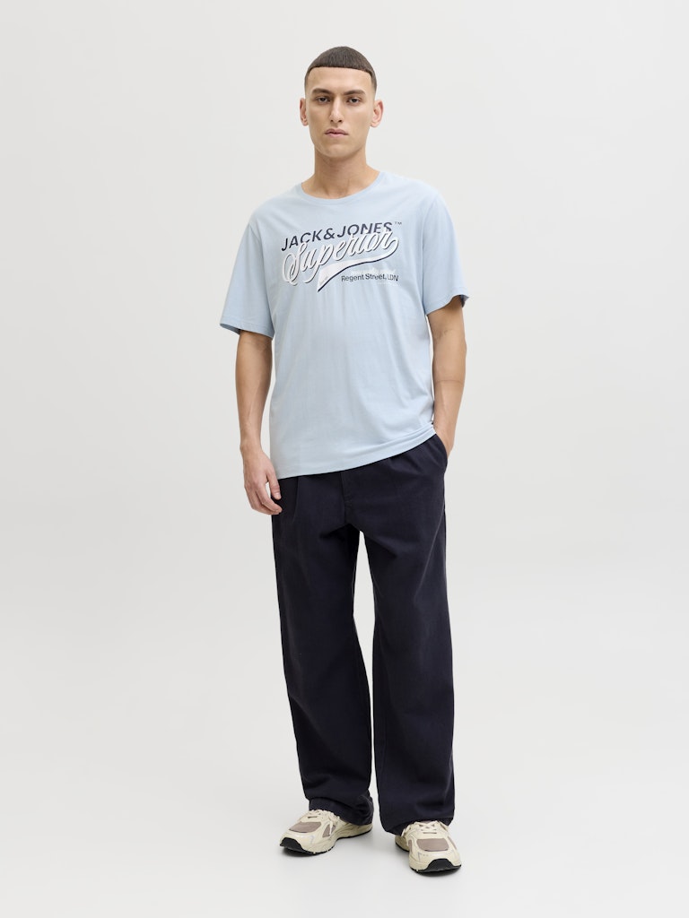 Jack & Jones Logo Tee SS O-Neck | Celestial