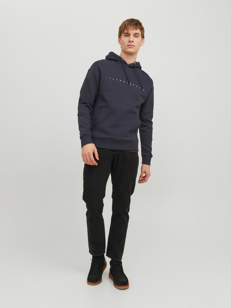 Jack & Jones Star JJ Sweat Hoodie | Dark Navy