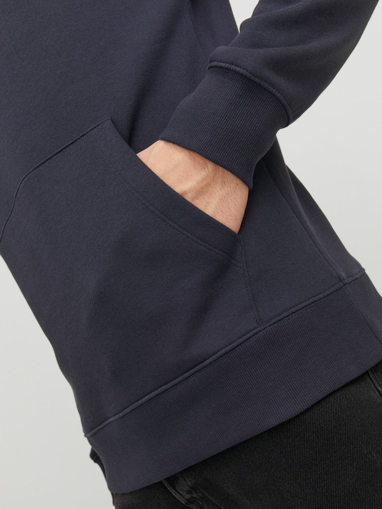 Jack & Jones Star JJ Sweat Hoodie | Dark Navy