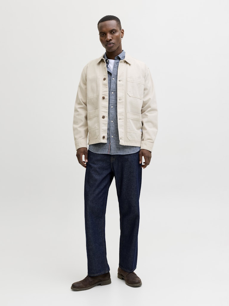 Jack & Jones Blusummer Linen Blend Shirt | Denim