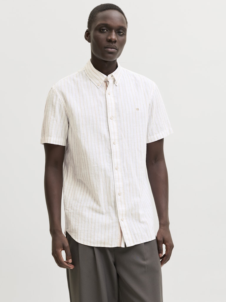 Jack & Jones Blusummer Linen Blend Shirt | Pear