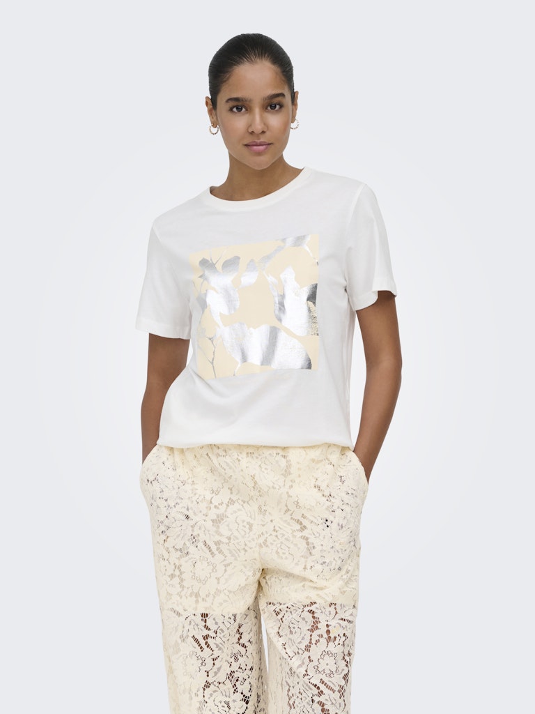 JDY Lima S/S Print T-Shirt | Vivid