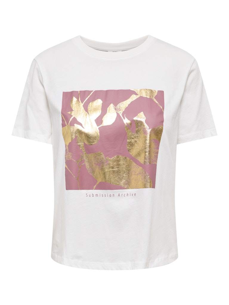JDY Lima S/S Print T-Shirt | Rose