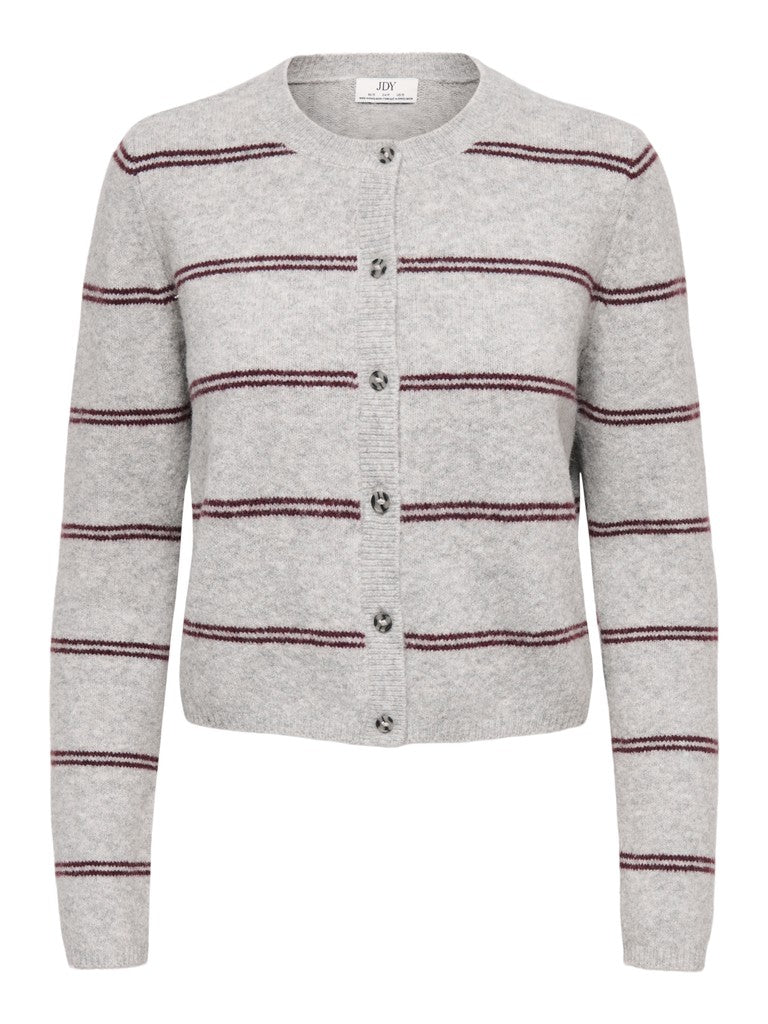 JDY Chloe L/S Cardigan | Light Grey