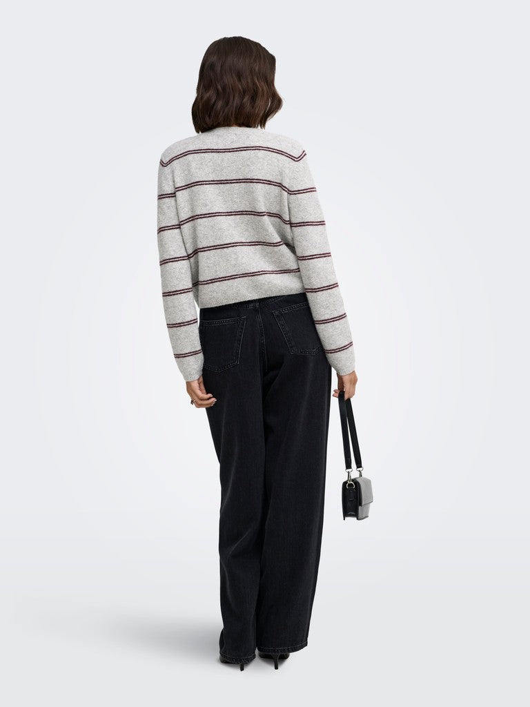 JDY Chloe L/S Cardigan | Light Grey