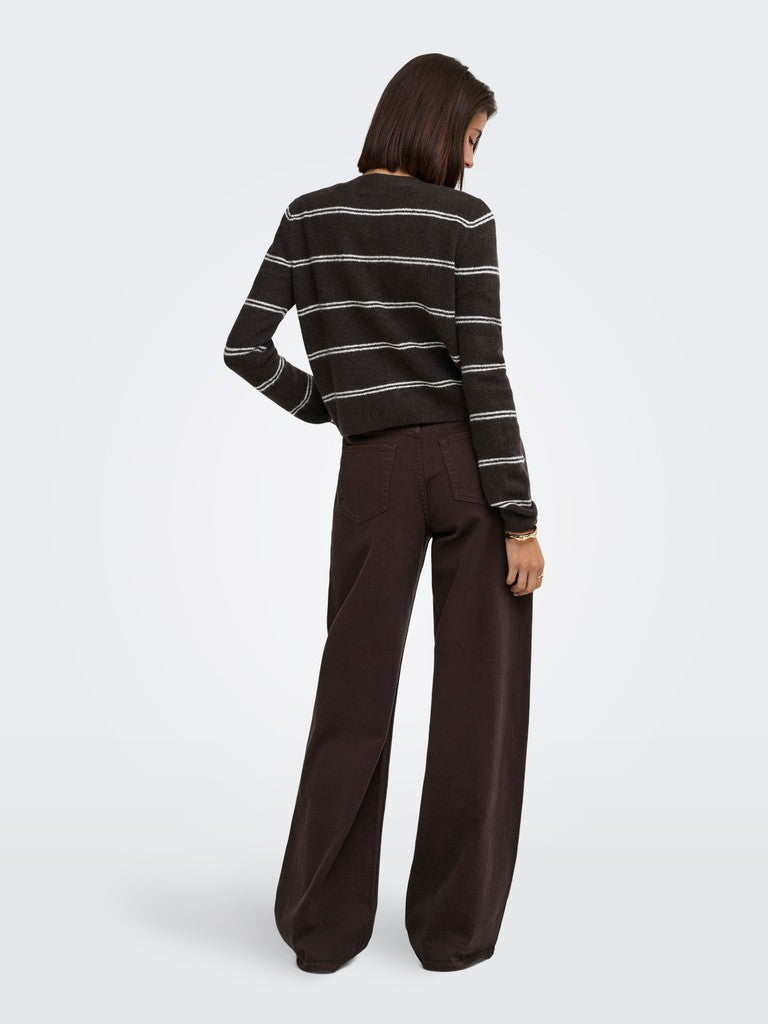 JDY Chloe L/S Cardigan | Chocolate