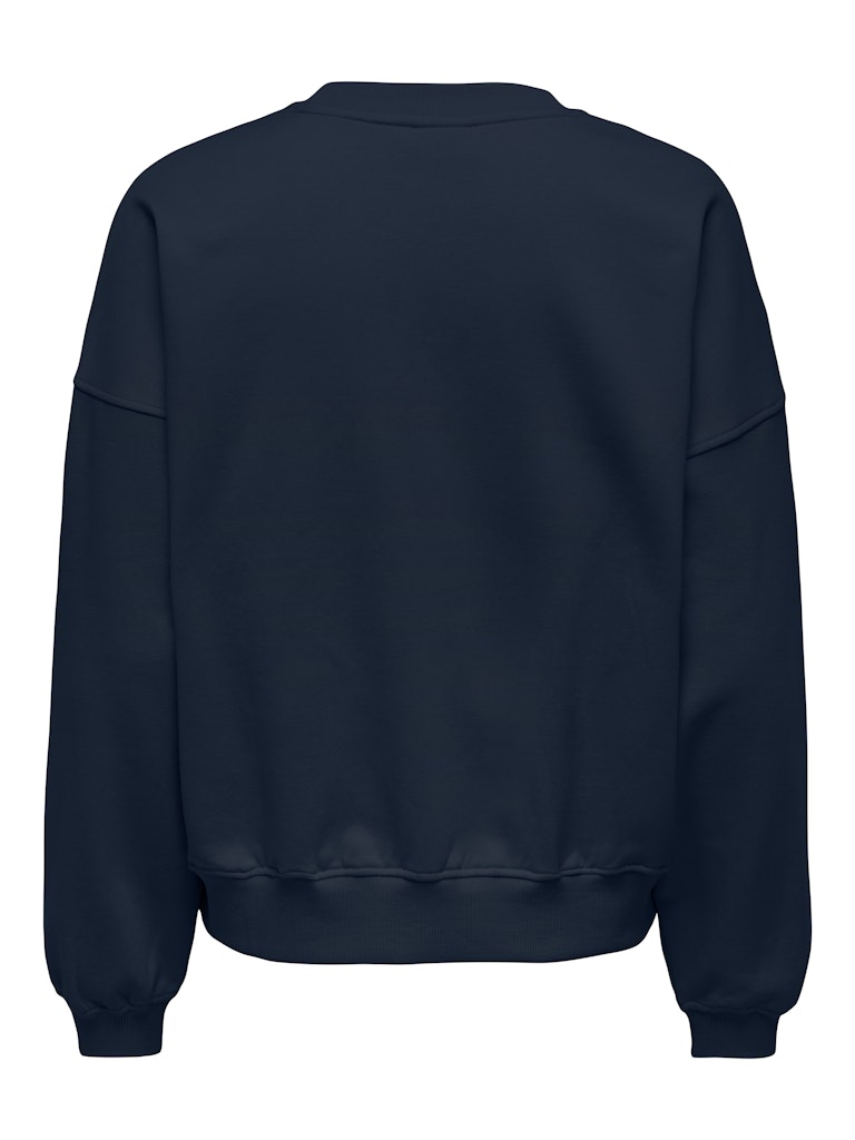 JDY Mesa Embroidered Round Neck Sweatshirt | Sky
