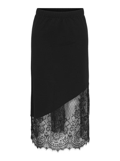 JDY Geggo Life Mix Lace Skirt | Black 15382989