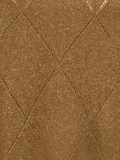 JDY Aspen Long Sleeve Glitter Pullover | Brown 15379763