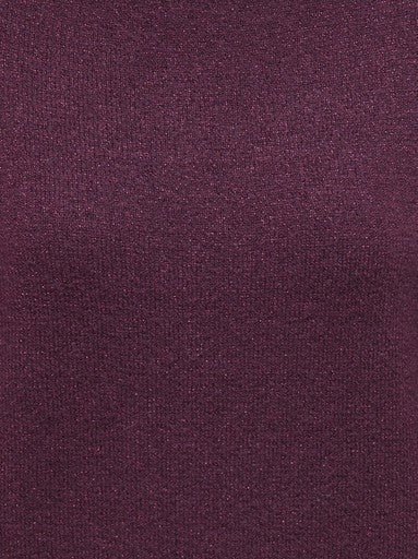 JDY Rue Glitter Long Sleeve Boat Pullover | Wine 15330648