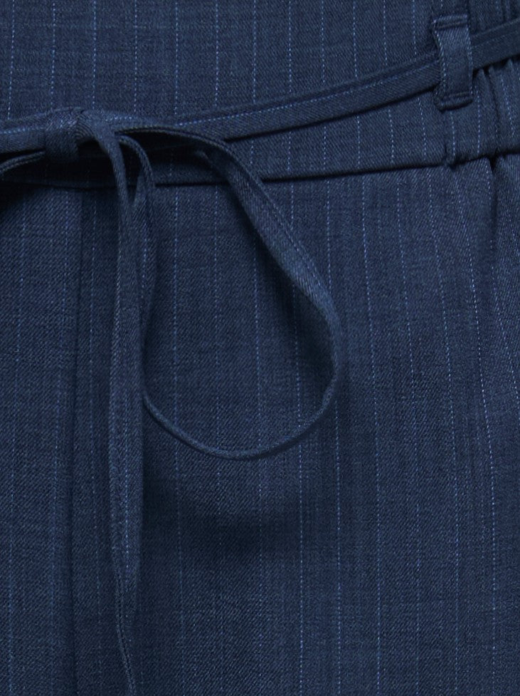 JDY Vesta High Waist Tapered Trousers | Navy