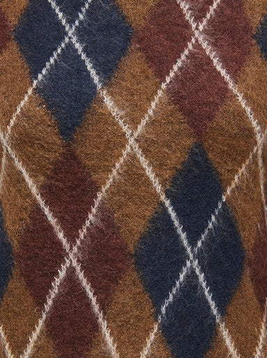 JDY Reese Argyle Pullover | Brown 15385711