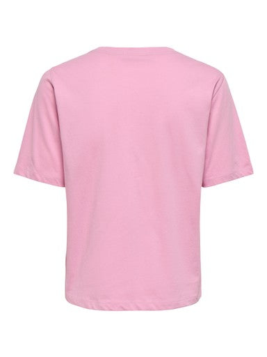 JDY Short Sleeve Top | Pink 15344612
