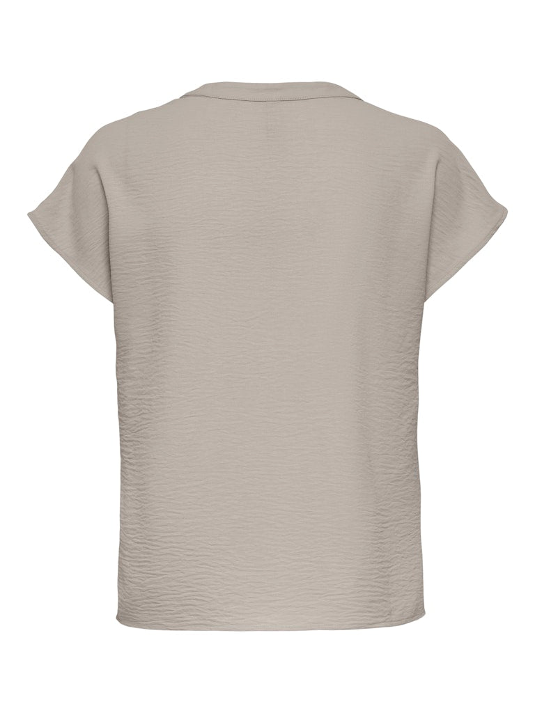 JDY Lion Life S/S Top | Chateau Grey