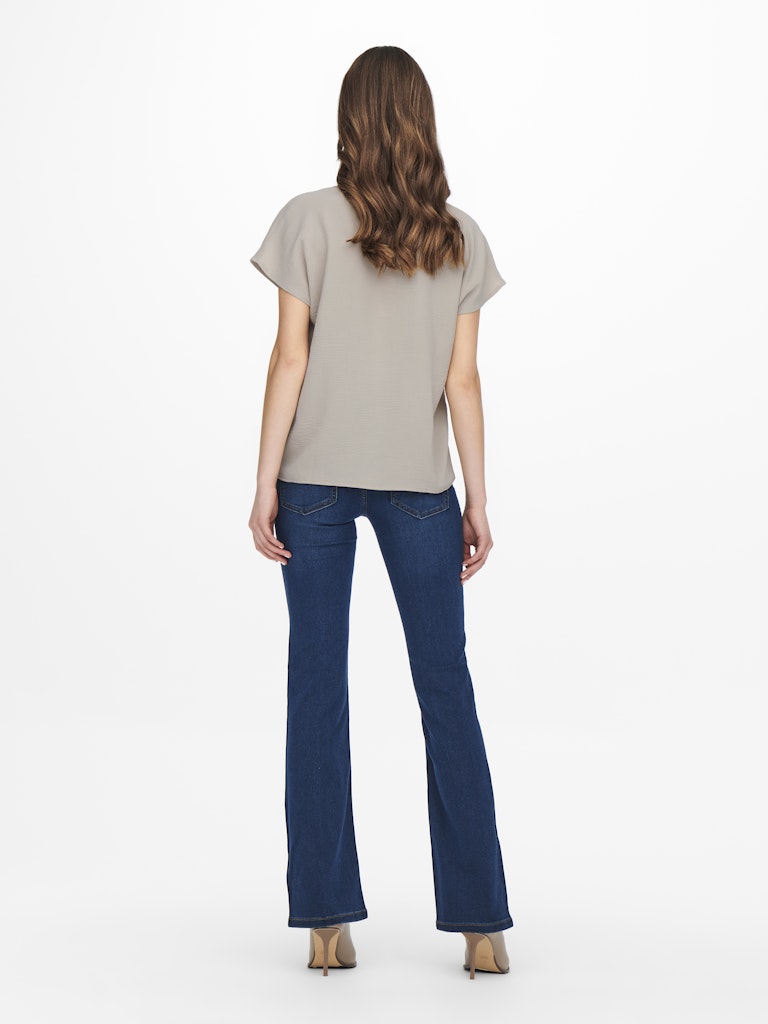 JDY Lion Life S/S Top | Chateau Grey