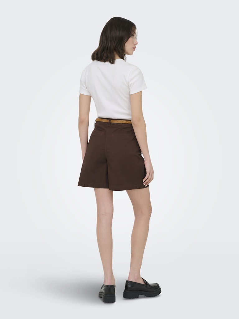 JDY Chicago MW Bermuda Shorts | Coffee