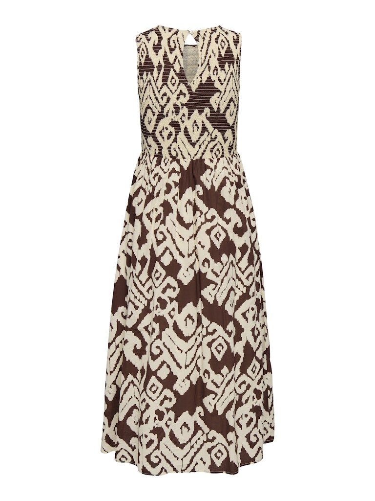JDY Diego S/L Smock Midi Dress | Print