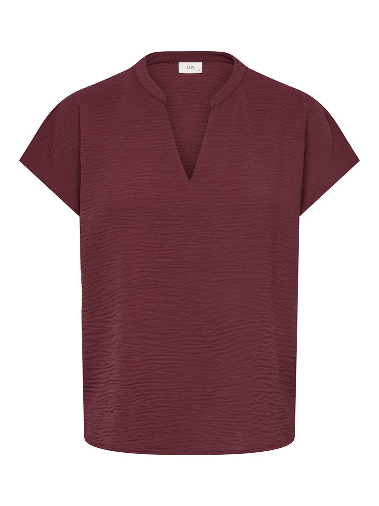 JDY Lion Life S/S Top | Blood Red