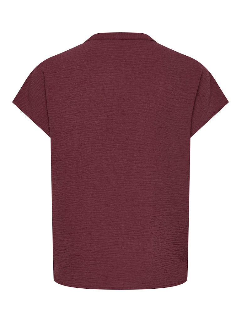 JDY Lion Life S/S Top | Blood Red