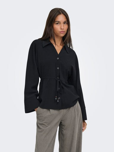 JDY Milena Long Sleeve Shirt | Black 15379508