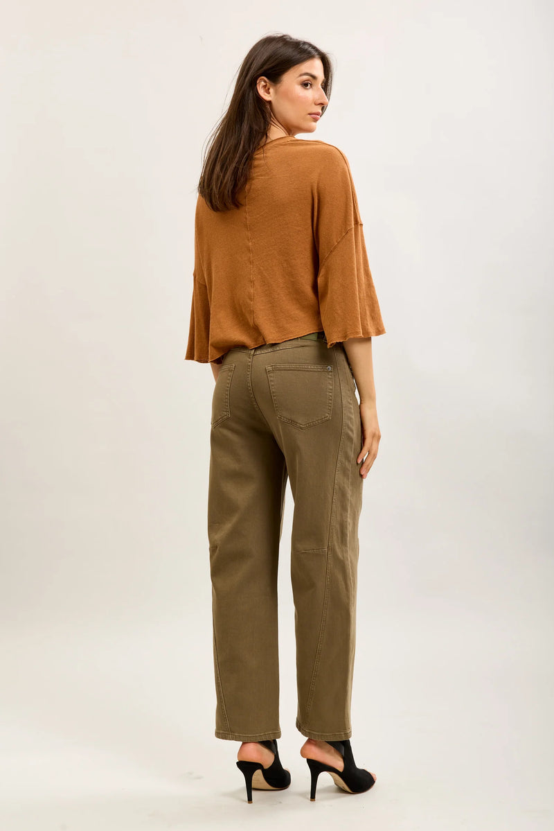 Toxik3 Barrel/Ballon Jeans | Khaki L21550-6