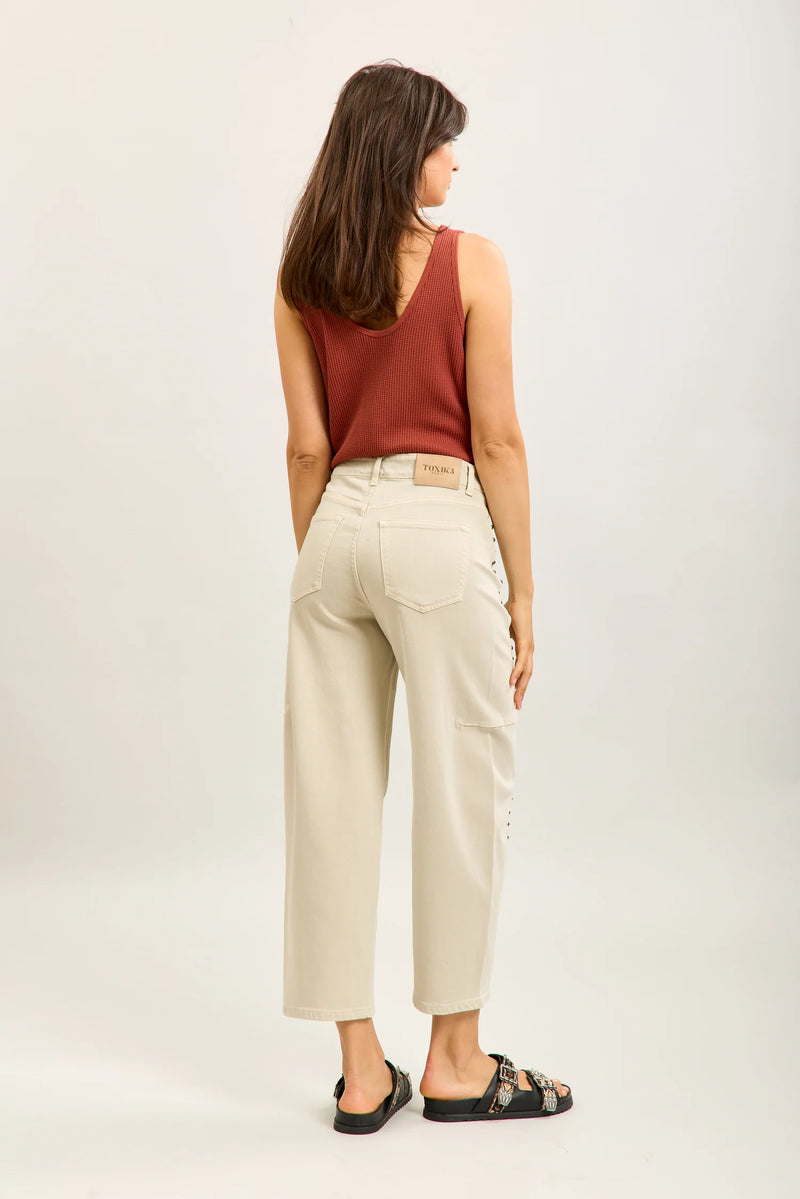 Toxick3 Barrel/Ballon Jeans | Ecru 21557