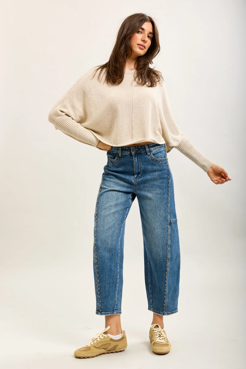 Toxick3 Barrel/Ballon Jeans | Mid Wash L21557