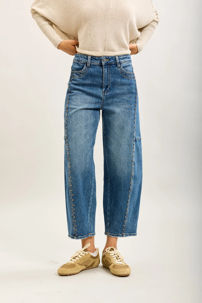 Toxick3 Barrel/Ballon Jeans | Mid Wash L21557
