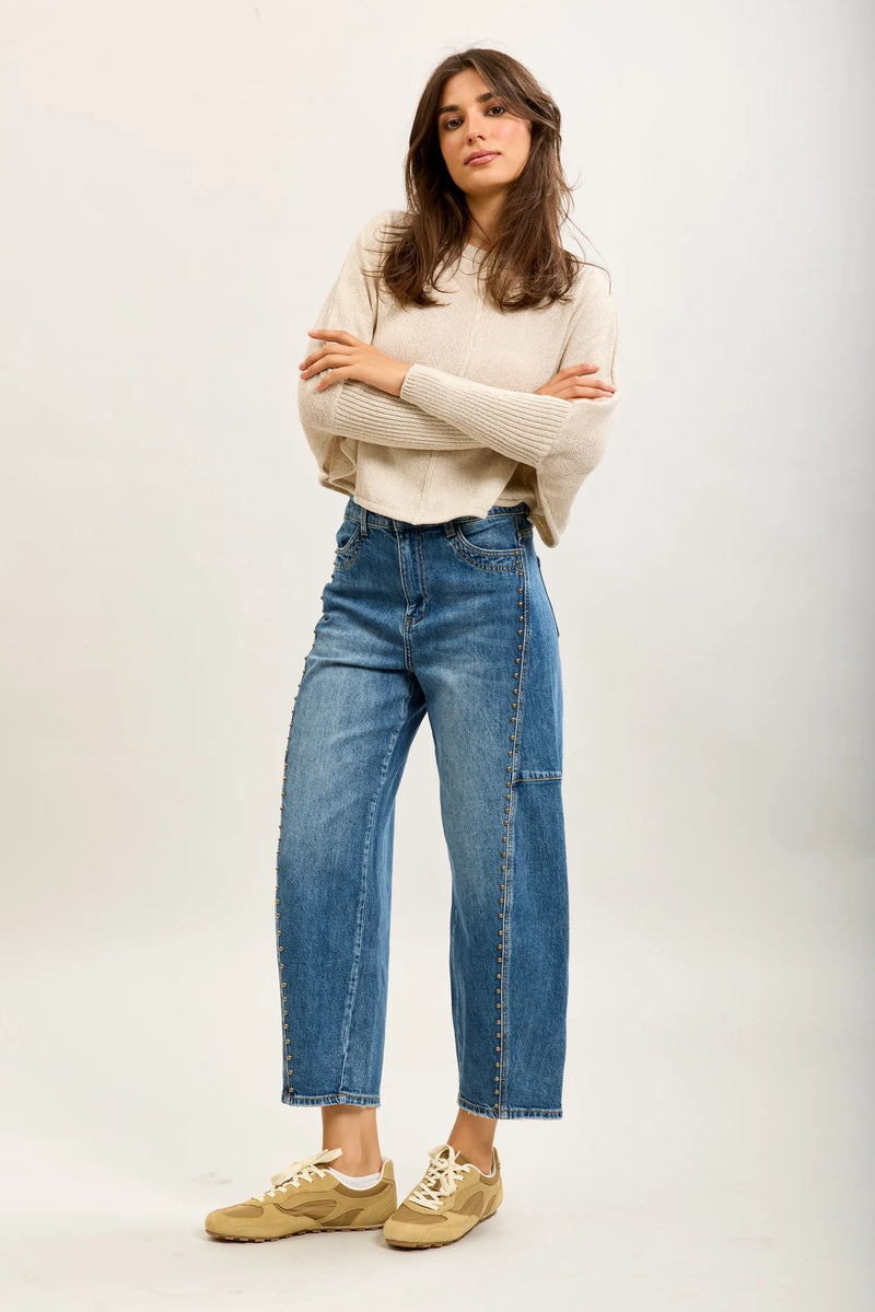 Toxick3 Barrel/Ballon Jeans | Mid Wash L21557